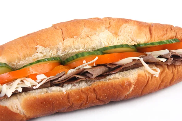 Steak sub sandwich — Stok Foto