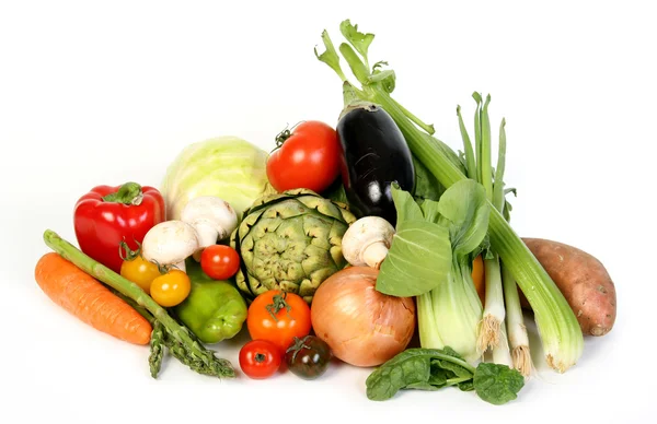 Récolte de légumes frais — Photo