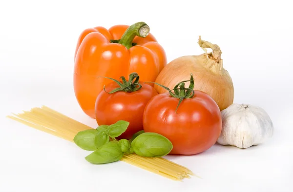 Tomaten saus pasta ingrediënt — Stockfoto