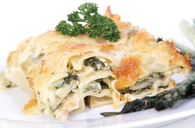 tavuk ve ıspanak lazanya