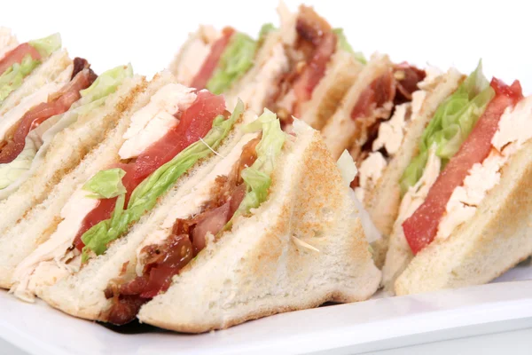 Kip club sandwich — Stockfoto