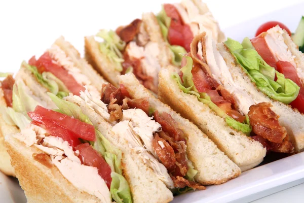 Sandwich club di pollo — Foto Stock