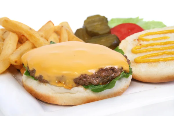 Hamburguesa de queso — Foto de Stock