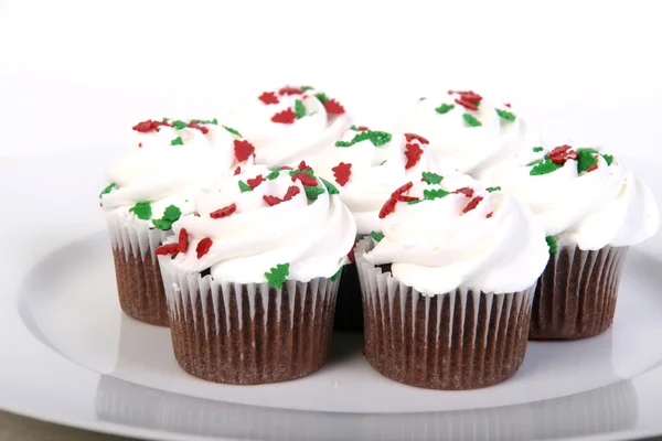 Christmas cupcakes — Stock Photo, Image