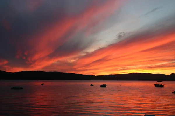 Orange sunset — Stock Photo, Image