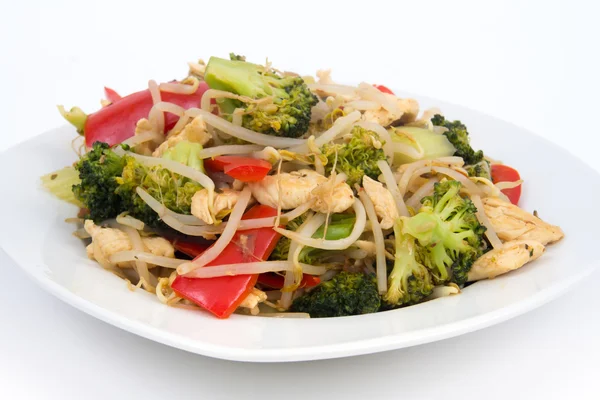 Chicken asian stir-fry — Stock Photo, Image