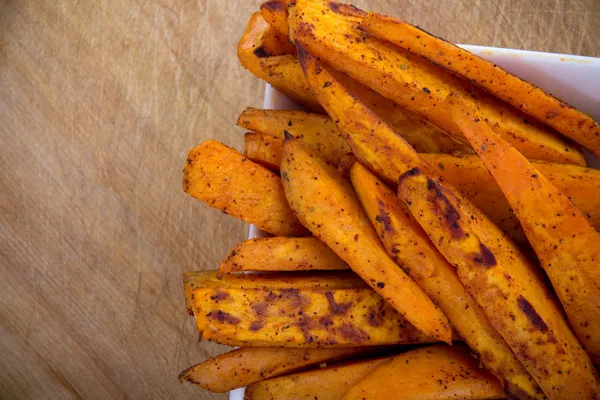 Batata-doce fritas — Fotografia de Stock