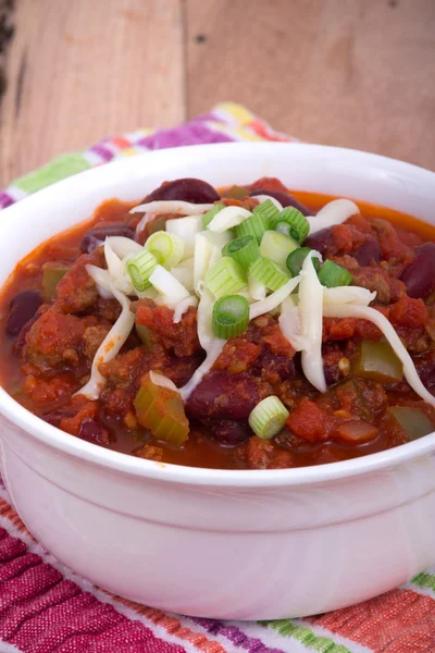 Chili con carne bowl — Stock Photo, Image