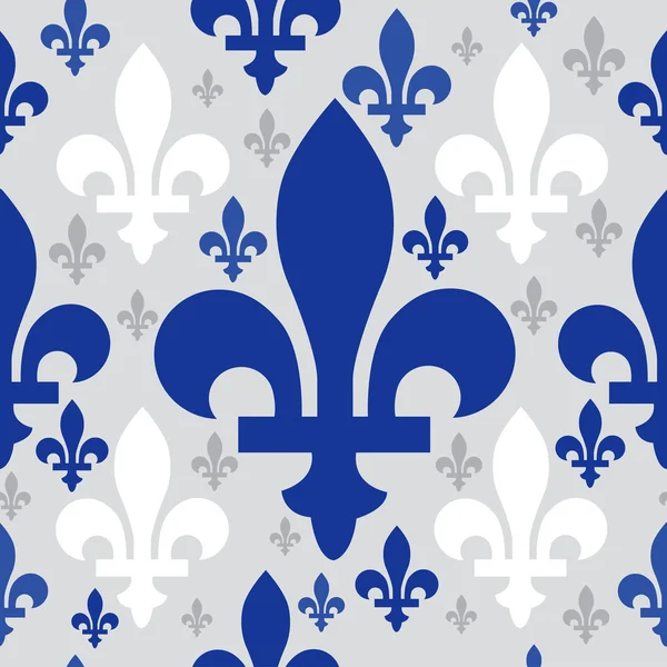 Квебек герба безшовні візерунком — стоковий вектор