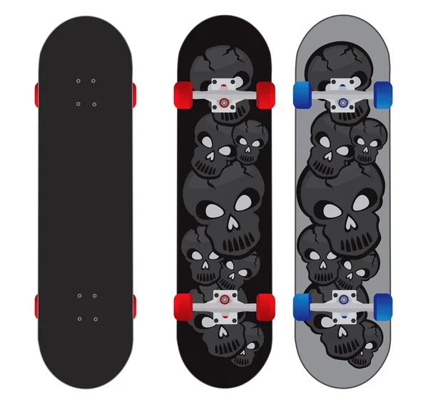 Illustration de conception de skateboard — Image vectorielle