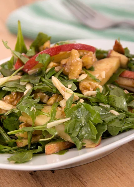 Healthy nut and apple salad — Stock Photo, Image