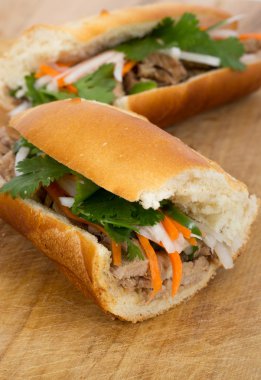 Banh mi - vietnamese sandwich clipart