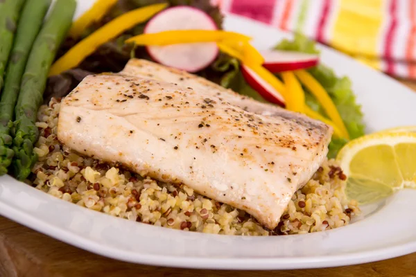 Cooked mahi mahi fish fillet — Stock Photo, Image