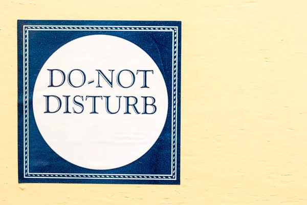 Do Not Disturb — Stock Photo, Image
