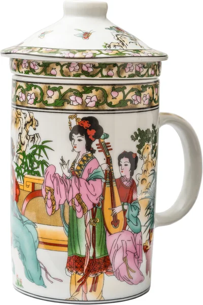 Porcelaine de thé chinois — Photo