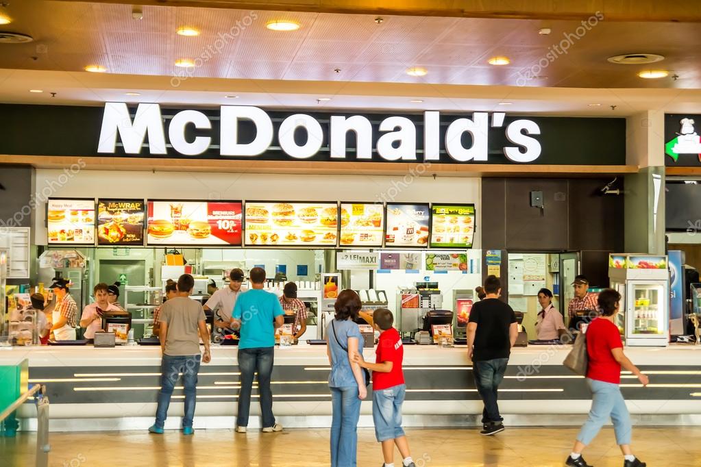 Buying Burgers At A Local MC Donalds