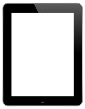 vektör çizim modern tablet