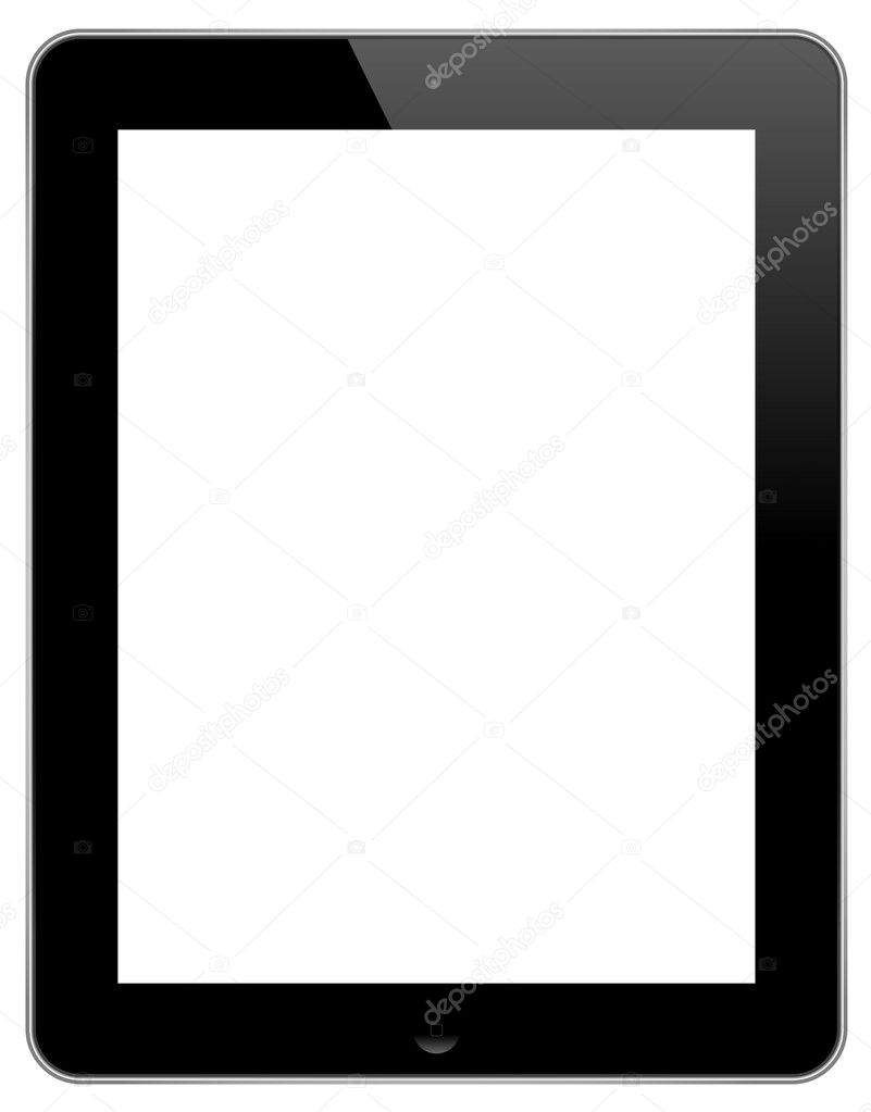 vector illustration modern tablet