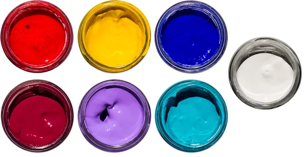 Akrylové barvy — Stock fotografie
