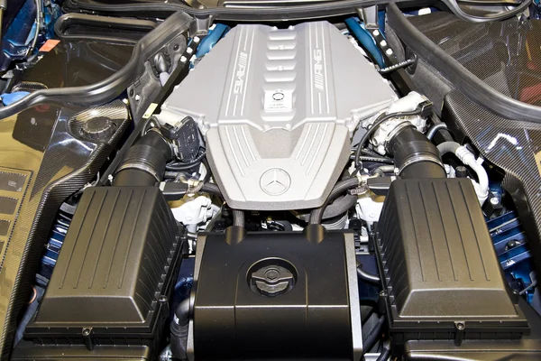 Двигатель Mercedes AMG V8 — стоковое фото