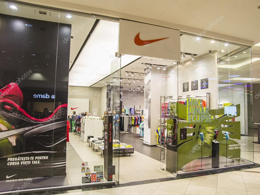 Nike Store Entrance. Nike is a major publicly traded clothing, footwear, sportswear, and equipment supplier based in the United States. The company is headquartered near Beaverton, Oregon, in the Portland metropolitan area.