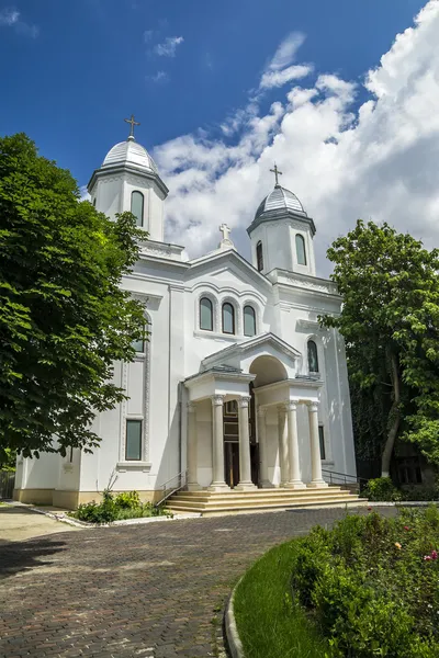 Christliche Kirchenfassade — Stockfoto
