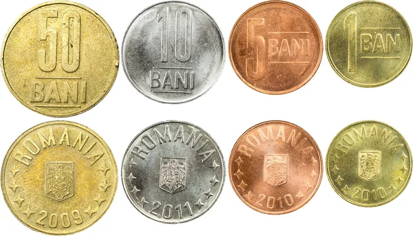 Romanian Coins — Stock Photo, Image