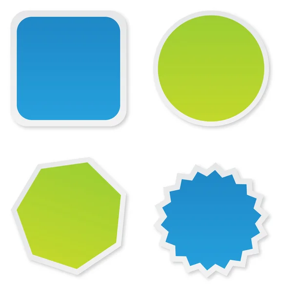 Colored Stickers — Stock Photo, Image