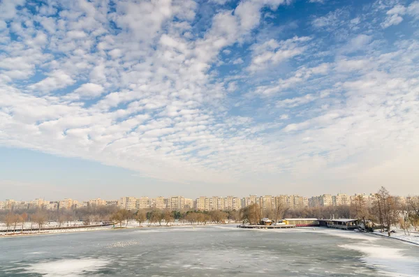 Invierno en Bucarest — Foto de Stock