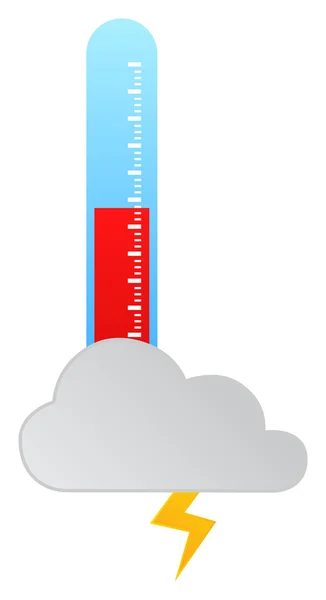 Tormenta verano — Archivo Imágenes Vectoriales