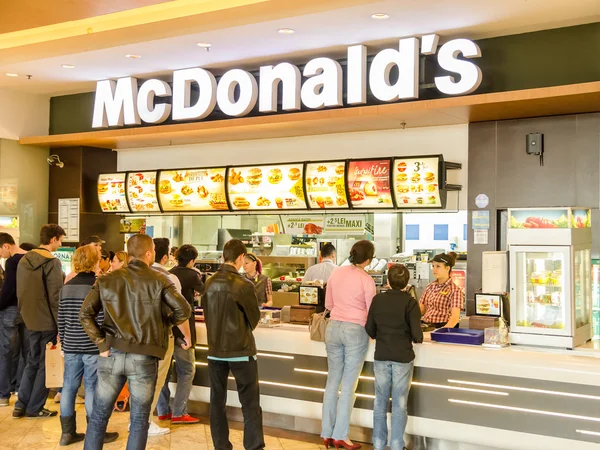 MC donalds Restoran — Stok fotoğraf