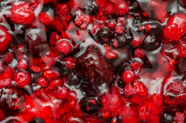 Bilberry ve ahududulu jöle