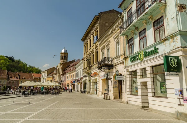 Середньовічні будинки — стокове фото