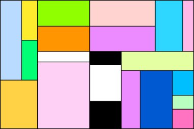 soyut dikdörtgenler