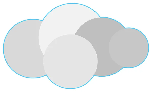 Облачные технологии — стоковый вектор