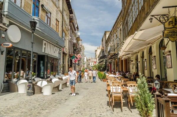 Tourists Downtown Bucharest — Stock Photo, Image