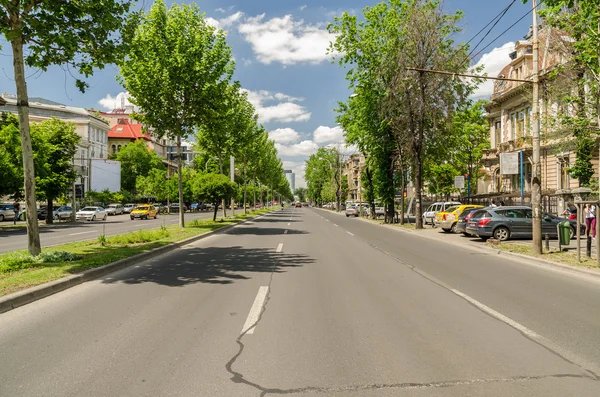 Main Street In Bucharest — Stock Photo, Image