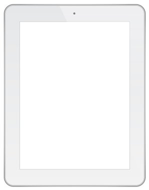 Beyaz iş tablet