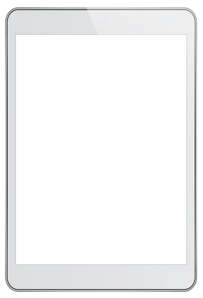 Blanco Mini Business Tablet — Vector de stock