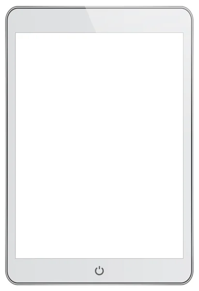 Blanco Mini Business Tablet — Vector de stock