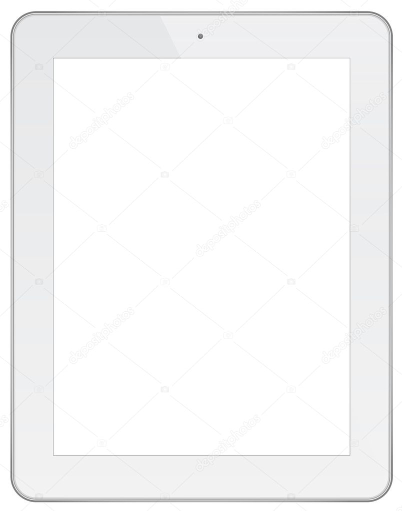 White Business Tablet
