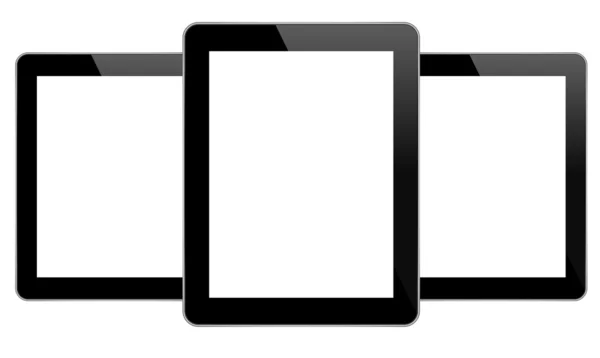 黑色商务平板电脑 — 图库矢量图片