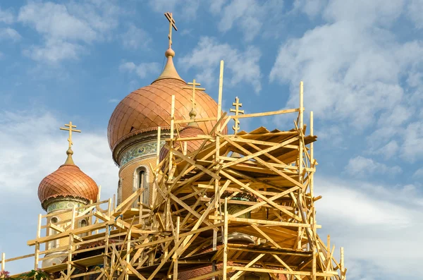 Восстановление церкви — стоковое фото
