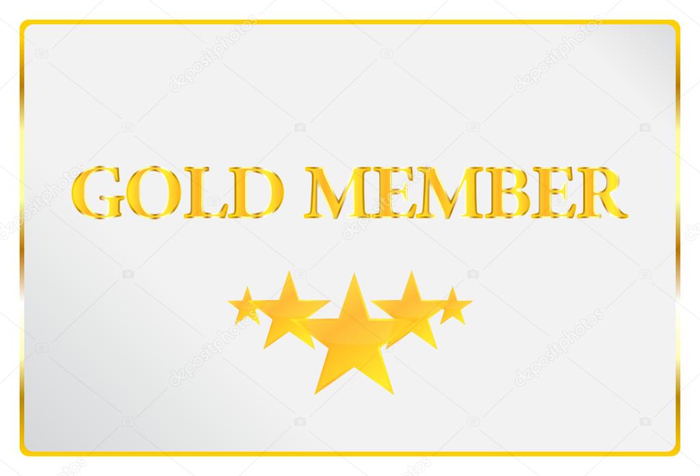 Gold Member Card