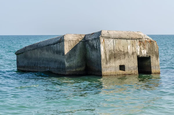 Abandonado o bunker da guerra mundial — Fotografia de Stock
