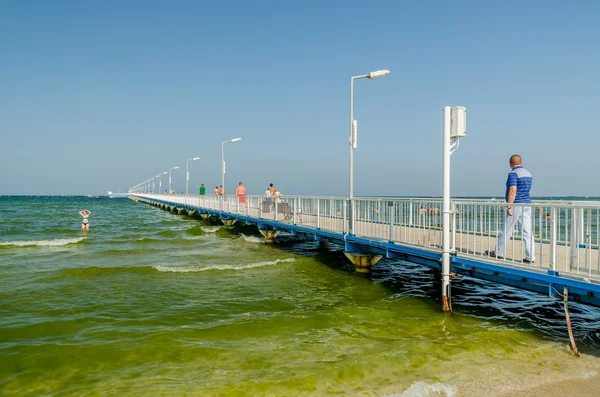 Pontoon Bridge — Stock Photo, Image