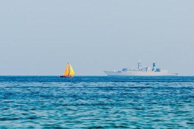 iki gemi Karadeniz'e kadar içine