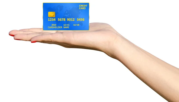 Hand Holding Credit Card — Stock Photo, Image