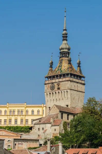 Torre do relógio medieval — Fotografia de Stock