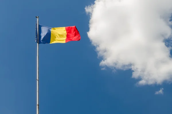 Roemeense vlag — Stockfoto